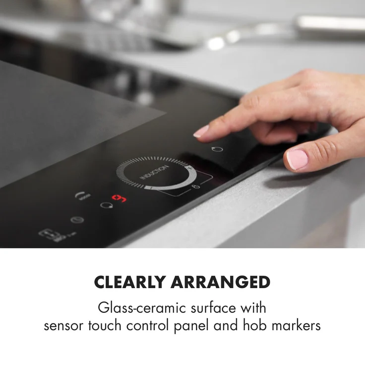 Klarstein Delicatessa Slim Domino Induktionskochfeld 3500W Timer schwarz – Bild 5