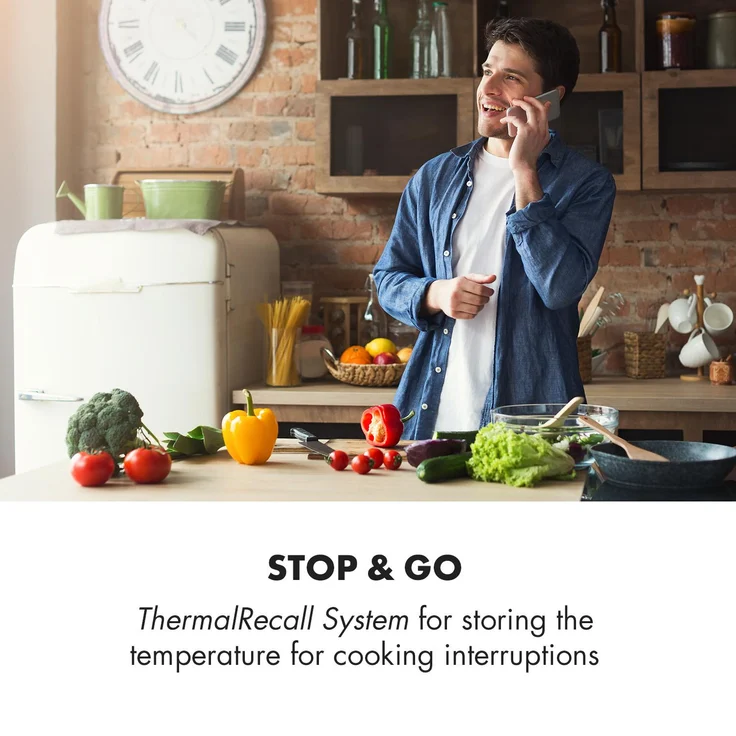 Klarstein Delicatessa Slim Domino Induktionskochfeld 3500W Timer schwarz – Bild 8