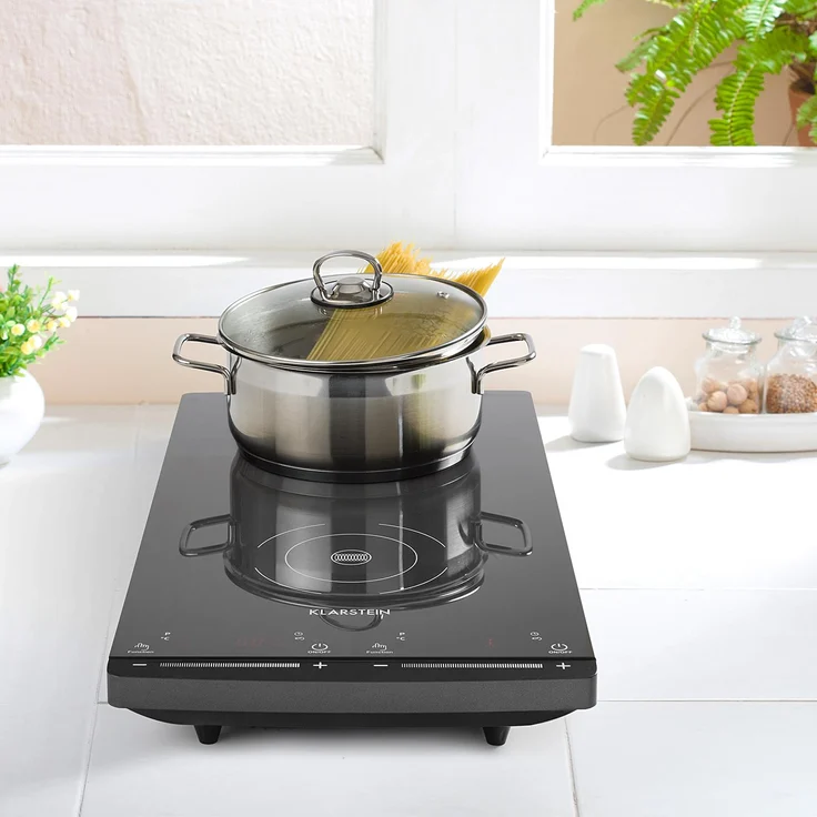 Klarstein VariCook Slim Doppel-Induktionskochplatte 3500 W Timer 240° C Touch 2900 W – Bild 2