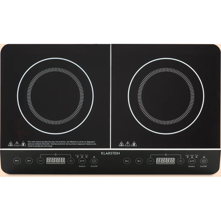 Klarstein VariCook Slim Doppel-Induktionskochplatte 3500 W Timer 240° C Touch 3500 W – Bild 5