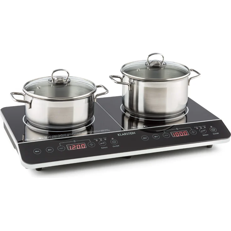 Klarstein VariCook Slim Doppel-Induktionskochplatte 3500 W Timer 240° C Touch 3500 W – Bild 1