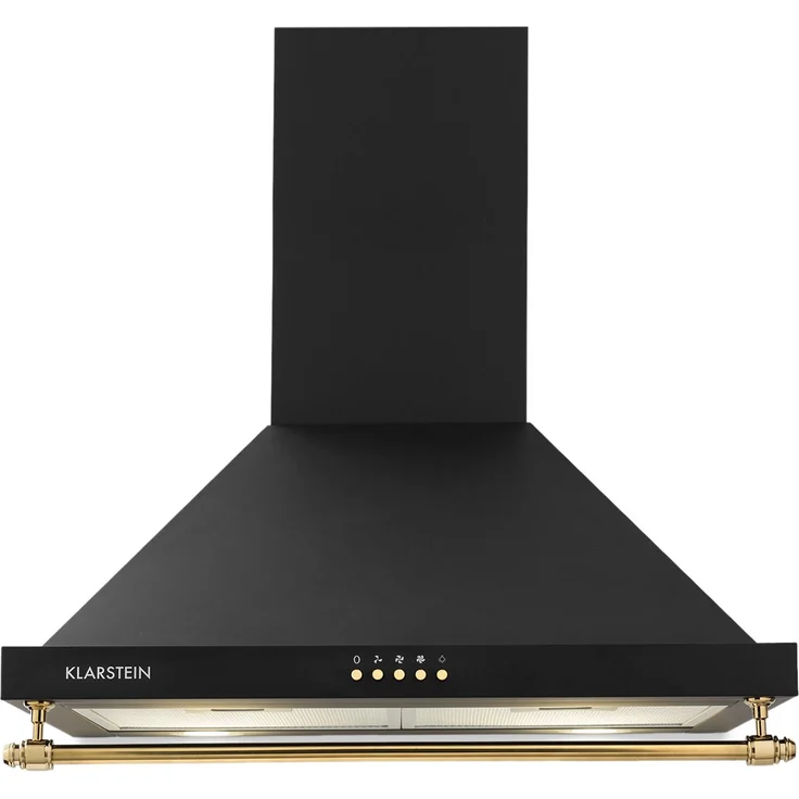 Montblanc 60 Dunstabzugshaube 165W 2x1,5W LED Reling Schwarz – Bild 4