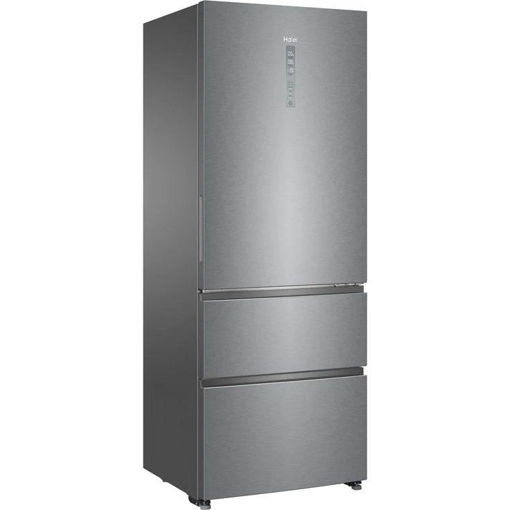 Haier A4FE742CPJ Kühl-Gefrierkombination, freistehend, Edelstahloptik, NoFrost, 0-Grad-Zone, Schnellgefrieren, LED, Urlaubsschaltung, Breite 70 cm – Bild 4