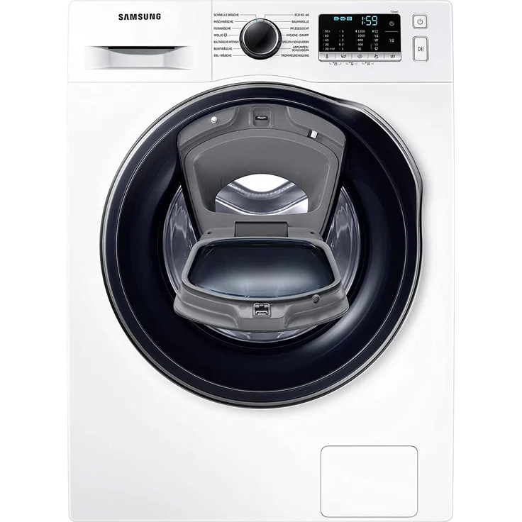 Samsung WW5500T WW80T554ATW-S2, Frontlader-Waschmaschine, B, Fassungsvermögen 8 kg, Standgerät, Breite 60 cm, Mengenautomatik, Drehzahlreduzierung – Bild 6