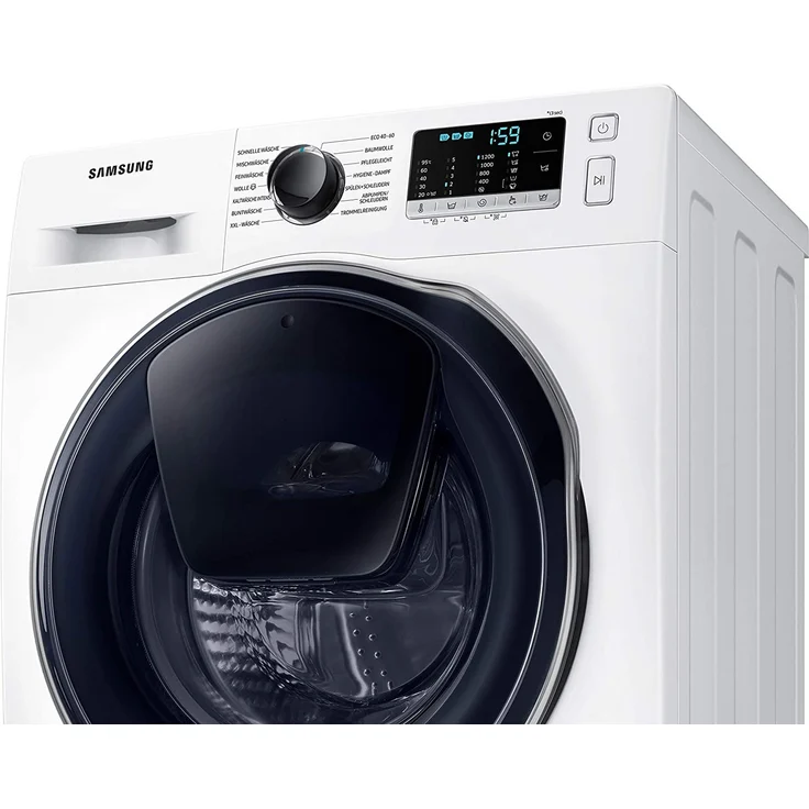 Samsung WW5500T WW80T554ATW-S2, Frontlader-Waschmaschine, B, Fassungsvermögen 8 kg, Standgerät, Breite 60 cm, Mengenautomatik, Drehzahlreduzierung – Bild 8