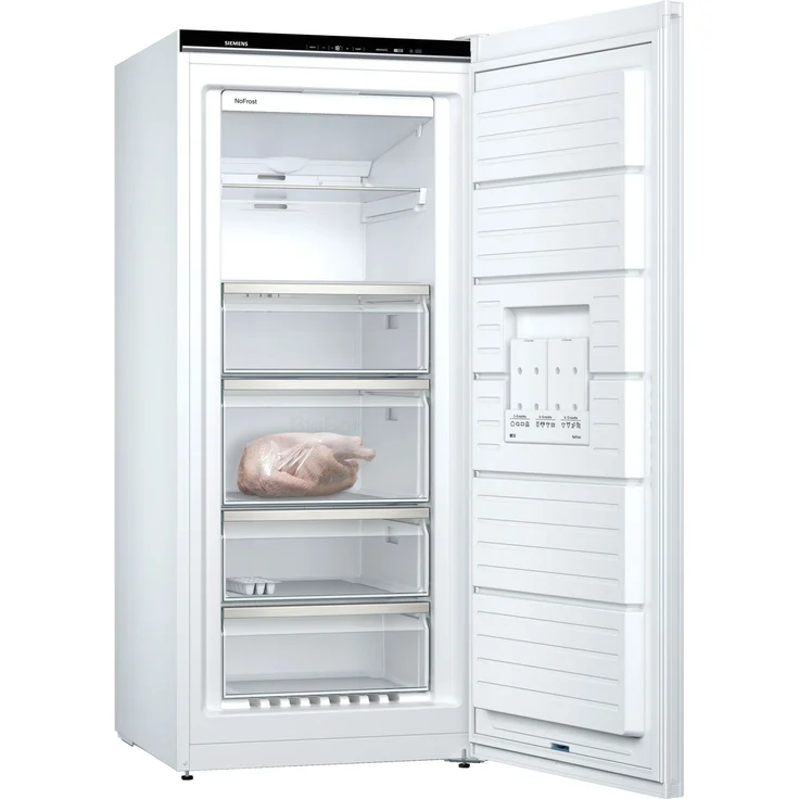 Siemens GS51NUWDP Gefrierschrank, freistehend, weiß, NoFrost, LED, Breite 70 cm, Energieklasse D – Bild 8