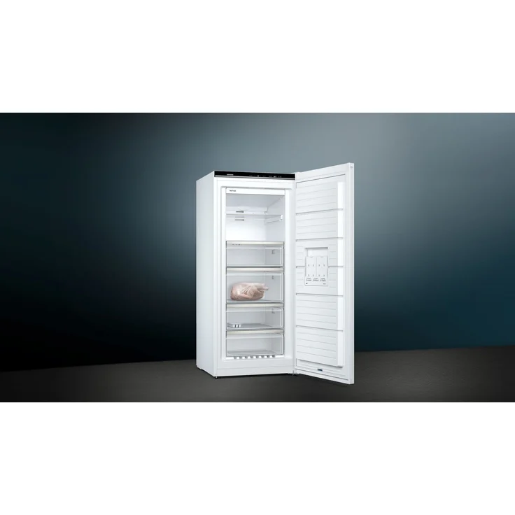 Siemens GS51NUWDP Gefrierschrank, freistehend, weiß, NoFrost, LED, Breite 70 cm, Energieklasse D – Bild 7