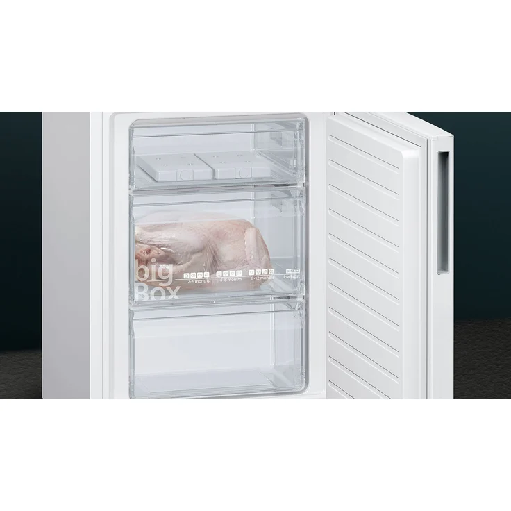 Siemens KG39EAWCA Kühl-Gefrierkombination, freistehend, weiß, 0-Grad-Zone, LED, Schnellgefrieren, Breite 60 cm, Energieklasse C – Bild 7