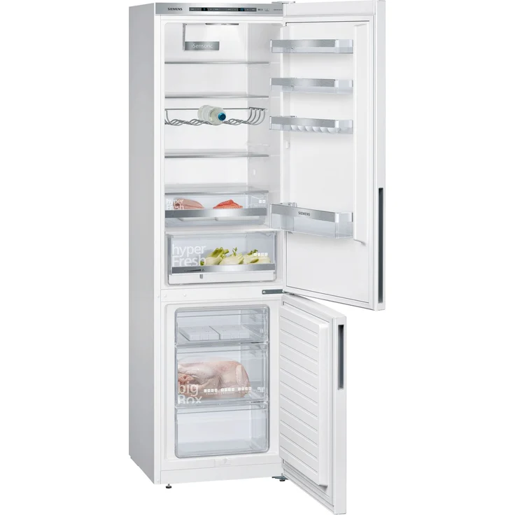 Siemens KG39EAWCA Kühl-Gefrierkombination, freistehend, weiß, 0-Grad-Zone, LED, Schnellgefrieren, Breite 60 cm, Energieklasse C – Bild 4
