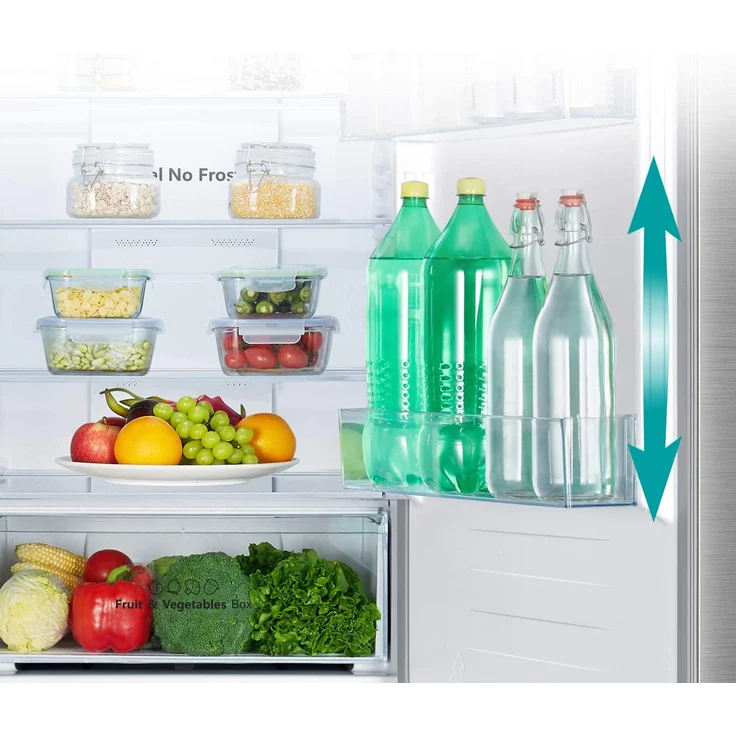 Hisense RB372N4AC2 E Kühl-Gefrierkombination, freistehend, silber, LED, Breite 59.5 cm – Bild 12