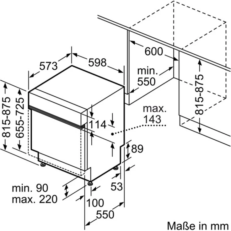 Bosch SMI6ZCS49E, Geschirrspüler, C, Geräuschemissionsklasse B, Geräuschemissionen 42 Dezibel – Bild 8