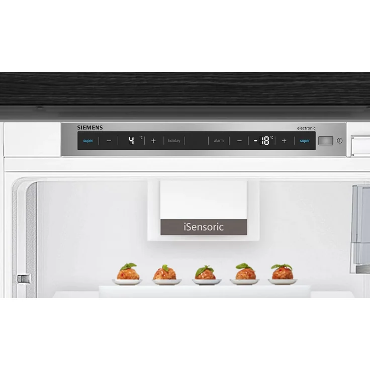 Siemens KI77SADD0 Kühl-Gefrierkombination, Einbau, weiß, Schnellkühlen und -gefrieren, LED, Breite 55.8 cm, Energieklasse D – Bild 3