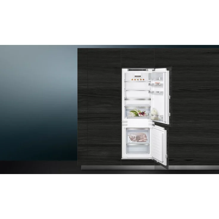 Siemens KI77SADD0 Kühl-Gefrierkombination, Einbau, weiß, Schnellkühlen und -gefrieren, LED, Breite 55.8 cm, Energieklasse D – Bild 2