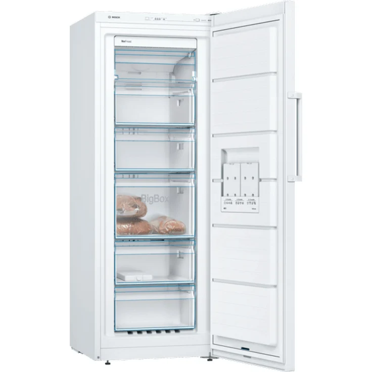 Bosch GSN33VWEP Gefrierschrank, freistehend, weiß, NoFrost, Schnellgefrieren, Breite 60 cm, Energieklasse E – Bild 6