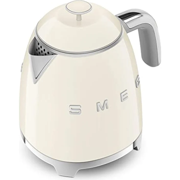 Smeg KLF05CREU Wasserkocher Mini 50's Style, 1400W, 0,8 L, Kunststoff, Wasserstandsanzeige, creme – Bild 2