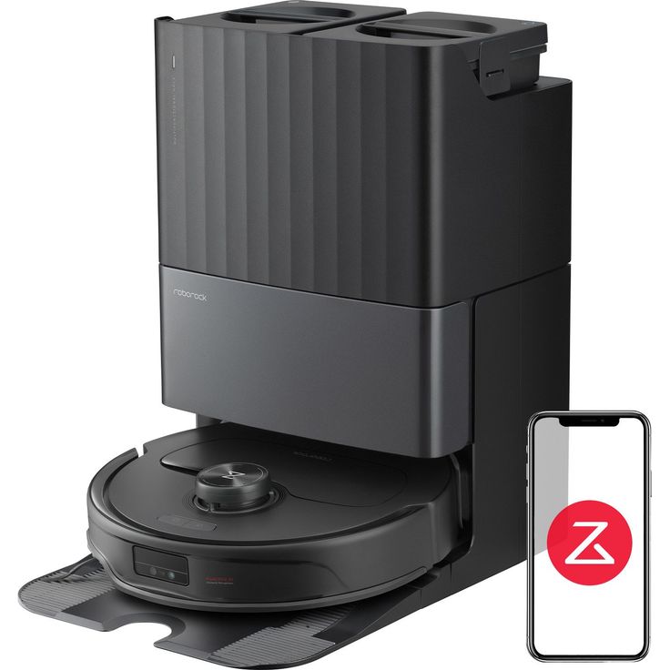 roborock Qrevo Master Saugroboter mit Wischfunktion&Hebarem Wischmopp, FlexiArm Design™, HyperForce® Saugkraft von 10.000 Pa Schwarz – Bild 1