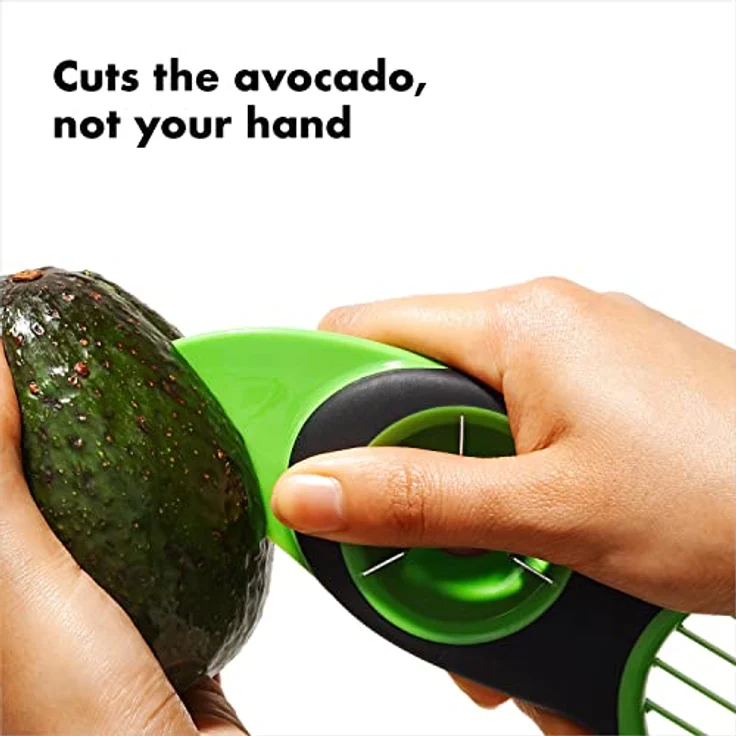OXO Good Grips 3-in-1-Avocadoschneider - grün – Bild 4
