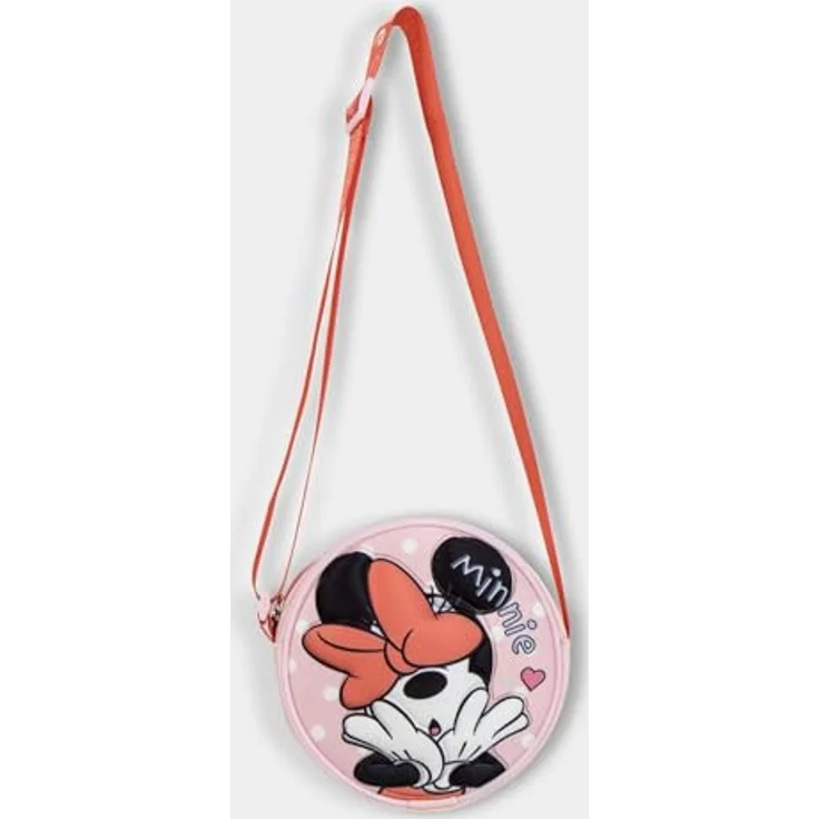 Cerda Umhängetasche Disney Minnie, kompakte Satchel Kinder Tasche aus 100 % Polyester, 13x13x4 cm, verstellbarer Schulterriemen, leicht (220 g) – Bild 3