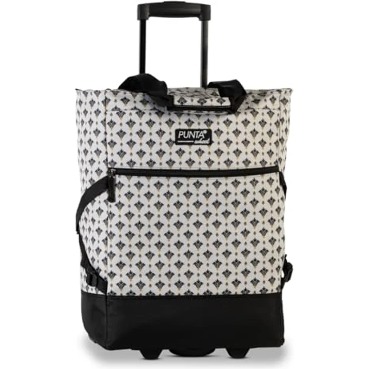 Punta® Einkaufstrolley Dunkelgrau/Schwarz, stabiler Einkaufswagen mit 33 L Volumen und leisen Skater-Rollen, klappbar für müheloses Einkaufen und Reisen – Bild 1