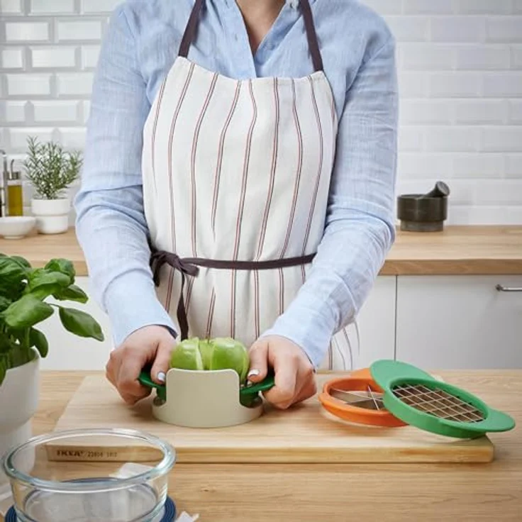 sarcia.eu UPPFYLLD Obstschneider, 4-teiliges Set mit rostfreien Klingen und ergonomischem Design, farbenfroh – Bild 3