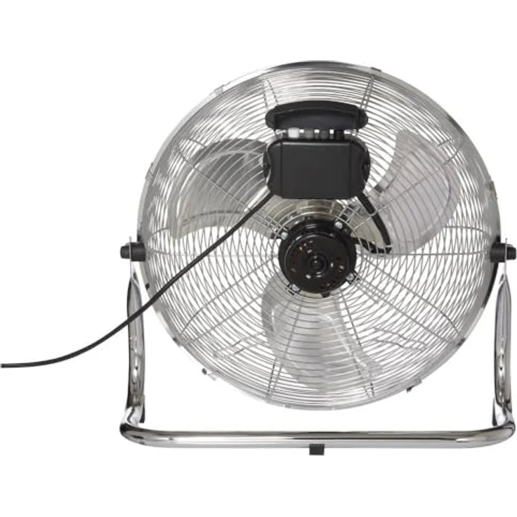 Sygonix Bodenventilator 70W, Silber, Ø 505mm x H 480mm, moderne Design-Ausführung – Bild 3