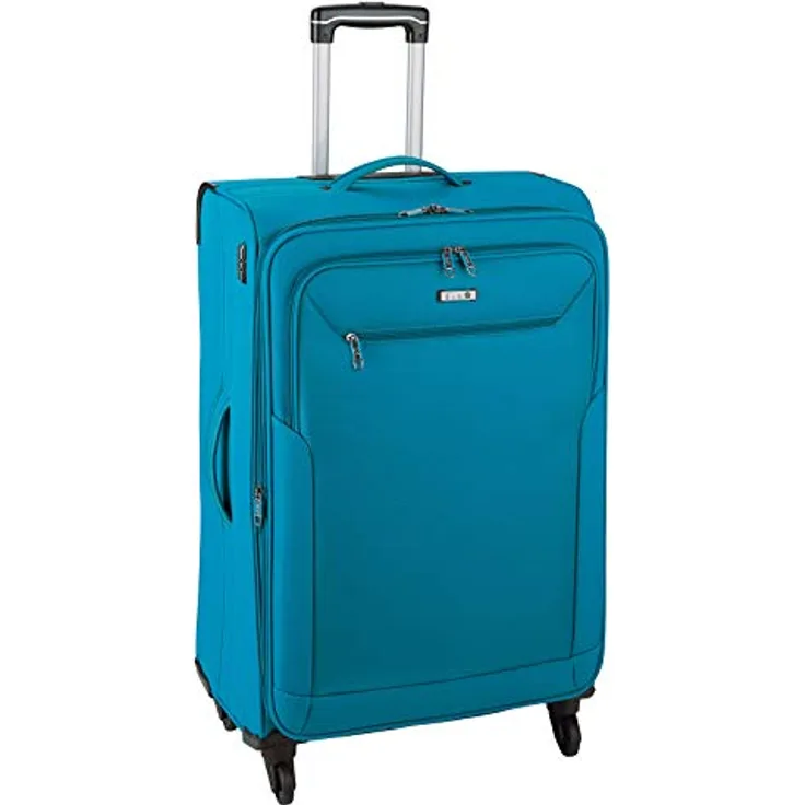 D&N Travel Line 6804 Koffer, 76 cm, 98L, Petrol