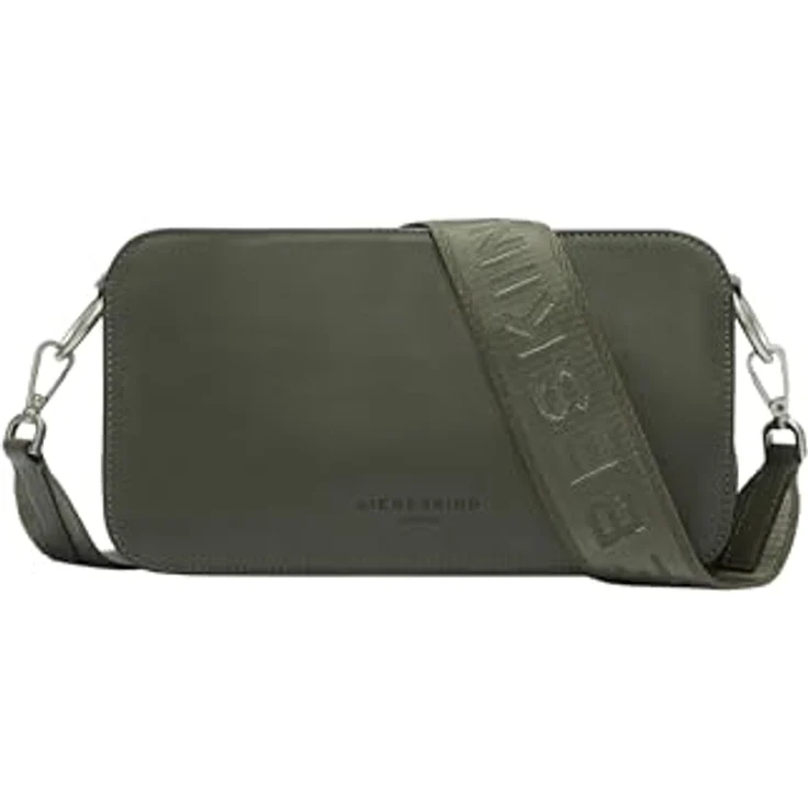 Liebeskind Clarice Umhängetasche M, Leder 27 cm, cypress green, 100% Leder – Bild 2