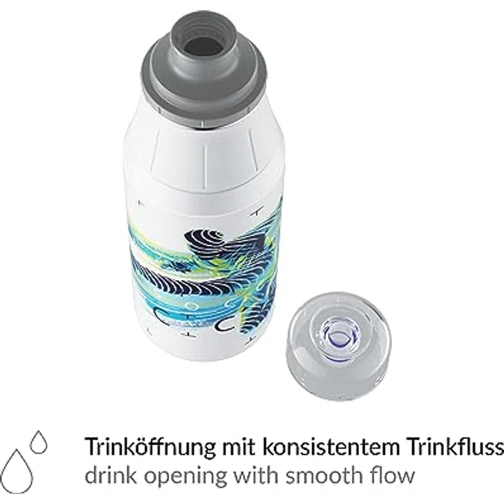 alfi elementBottle Edelstahlflasche, Edelstahl, Weiß, 600ml – Bild 5