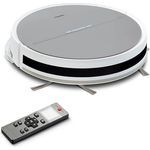 MEDION Saugroboter E35 (2000Pa Saugkraft, Gyro-Navigation in systematischen S-Linien, 2 Seitenbürsten und Wandsensor)