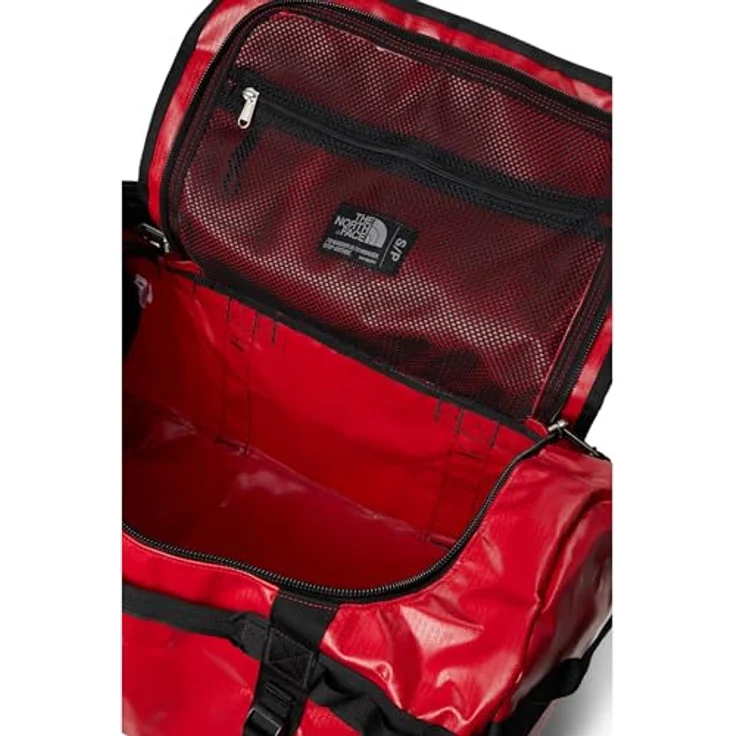 The North Face Base Camp S Reisetasche 53 cm, robuste Reisetasche aus 100% Polyester, rot – Bild 4