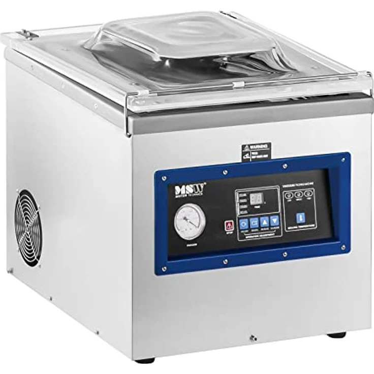 MSW VPM-900K Vakuumierer Vakuumiergerät (900 Watt, Vakuumierleistung: 20m³ pro Stunde, digitales Bedienpanel, elektronische Vakuumkontrolle, Codierung der Folien möglich) – Bild 3