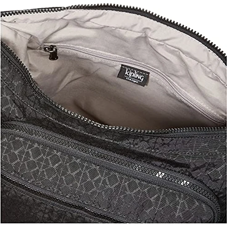 KIPLING Umhängetasche Basic Plus, schwarz, 30 cm x 25 cm, mit mehreren Fächern und verstellbarem Schulterriemen – Bild 5