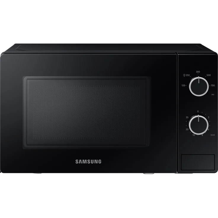 Samsung MS20A3010AL, Mikrowelle mit 20 Litern Kapazität und 700 Watt Leistung, Schwarz – Bild 1