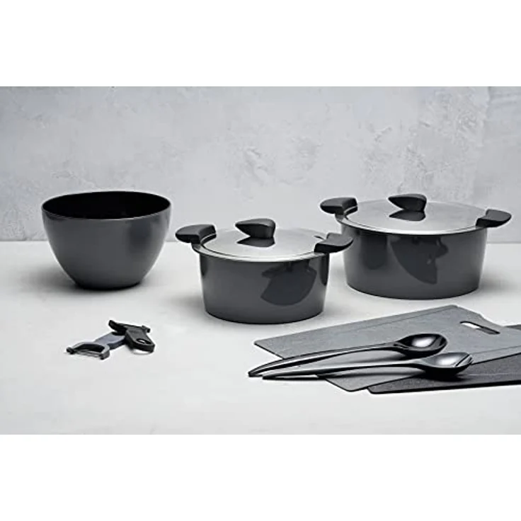 KUHN RIKON HOTPAN Kochtopf mit Thermoschüssel, 2 Liter, 18 cm, Grau, Edelstahl, induktionsgeeignet, dampfgaren, energieeffizient, warmhalten – Bild 4