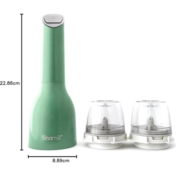 FinaMill FinaMill One sage mit zwei FinaPod Pro Plus Batteriebetrieben, Pfeffermühle + Salzmühle – Bild 11