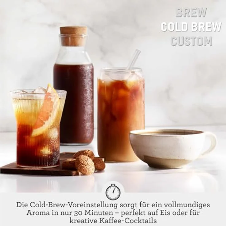 Sage The Luxe Brewer Thermal, Ein-Tasten-Kaffeebereiter mit Doppelwand-Karaffe, SCA Gold-Tassen-Standard, Cold Brew Programm, 1,77L – Bild 4