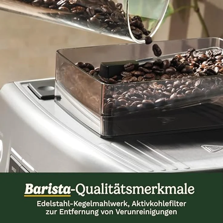 Cuisinart Bean-to-Cup Espresso Machine, Siebträgermaschine mit 20 bar Druck, 2,2 l Wassertank, Schwarz und Silber – Bild 7