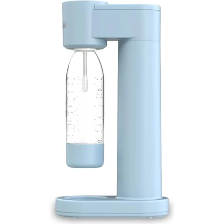 Dafi PushAir Saturator, Wassersprudler mit CO2-Kartusche und 0,7l Flasche, azur/blau – Bild 6