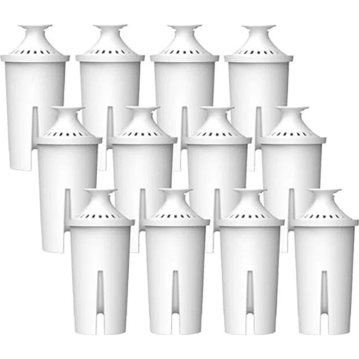 Comedes Filter-Kartusche einsetzbar statt Brita Classic OB03, Mavea 107007, 35557, PearlCo, Aqua Optima RUF91, TÜV SÜD zertifiziert, BPA frei (12 Stück) – Bild 1