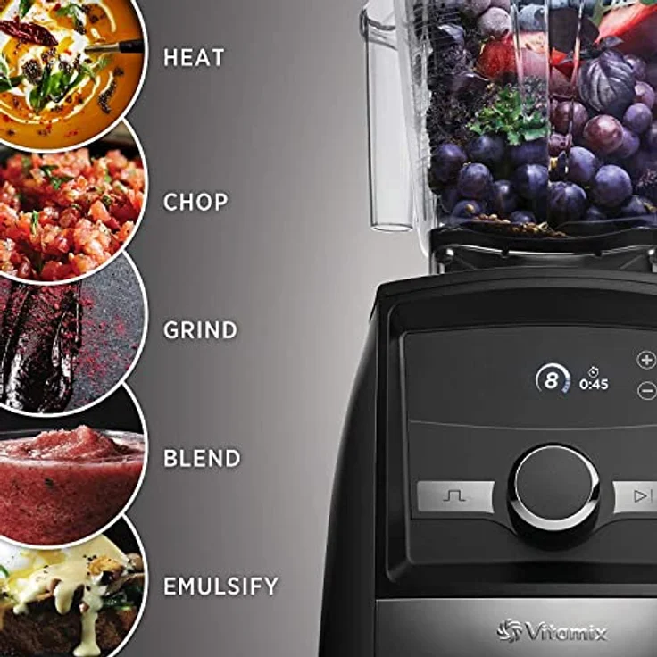 Vitamix A3500 Ascent Mixer – Vielseitig, einfach zu bedienen, langlebig, schwarz – Bild 3