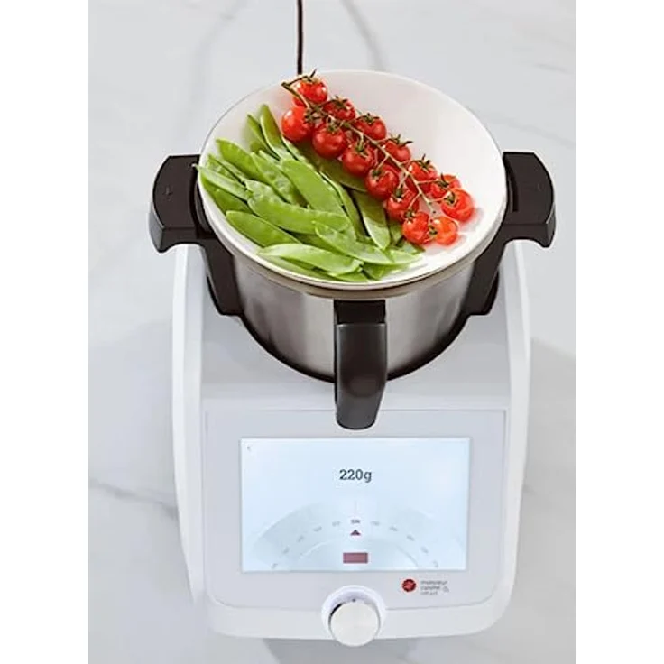 FITNMORE SILVERCREST® Küchenmaschine Mixer Monsieur Cuisine Smart »SKMS 1200 A1«, 1200W, 8-Zoll-Display, Wlan, Edelstahl/WLAN-Funktion, 3 Liter Kochvolumen – Bild 4