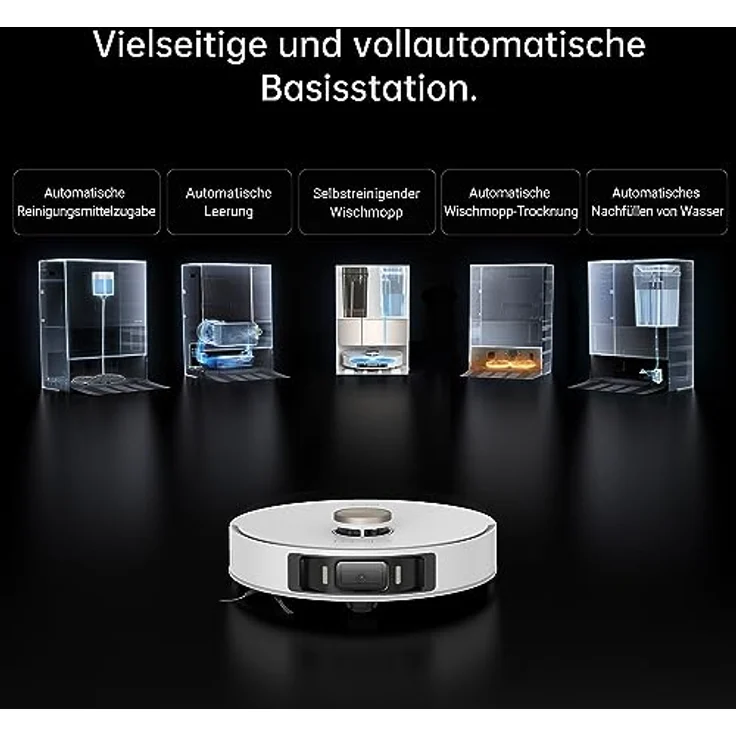Dreame L20 Ultra Complete Roboter Staubsauger mit Zubehör-Kit, MopExtend™-Technologie, Moppentfernung, anheben der Wischmopps, AI Action, 7000 Pa Saugroboter mit selbstreinigender Basisstation – Bild 2
