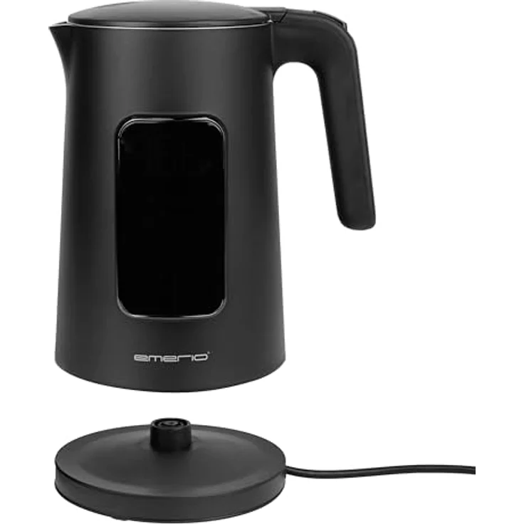 EMERIO Wasserkocher WK-132229, Edelstahl 1.7L, Temperaturwahl 40-100°C, isolierte Doppelwand, BPA-frei, 2200 W, Warmhaltefunktion, Farbdisplay mit Teesorten – Bild 3