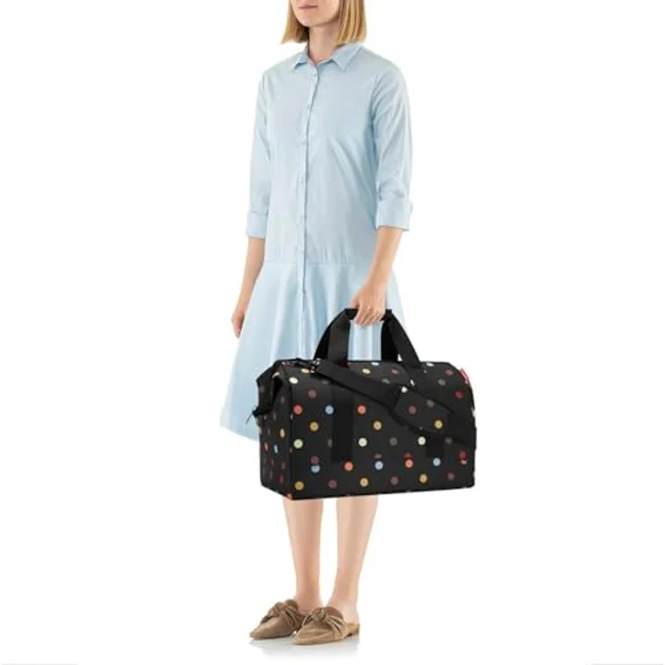 REISENTHEL® Einkaufsshopper allrounder L dots, allrounder L - Geräumige Reisetasche mit Punktmuster, 30 l Volumen – Bild 3