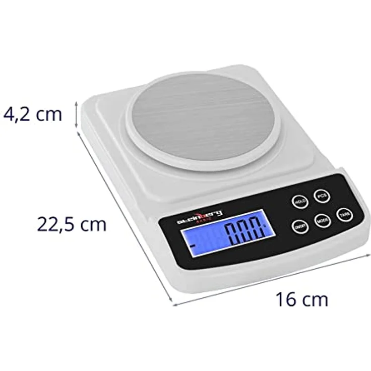 Steinberg BASIC - SBS-LW-500/10 - Präzisionswaage Feinwaage Taschenwaage Digitalwaage - 500 g / 0,01 g - Basic – Bild 5
