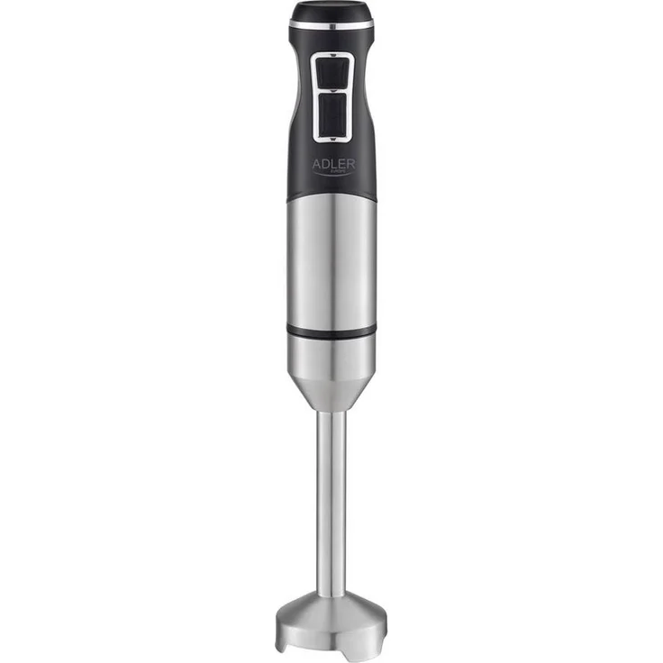 Adler Stabmixer AD 4628 Stabmixer mit Turbo- und Ice-Crushing-Funktion, schwarz und silber – Bild 1