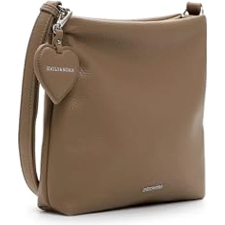 EMILY & NOAH E&N Enie Umhängetasche, Echtleder-Optik mit Reißverschluss, zweifarbig, Damenhandtasche – Bild 5