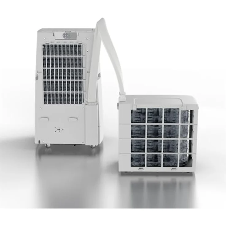 FM SOLAR Mobile Klimaanlage mit WiFi, 12.000 BTU, Heizung, für Räume bis 42 m², weiß – Bild 5