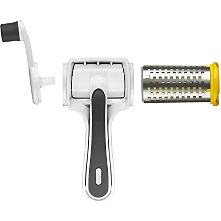 ZYLISS Classic Käsereibe E900010 mit Edelstahl-Feintrommel für müheloses Reiben von Hartkäse, Schokolade und vielem mehr – Bild 4