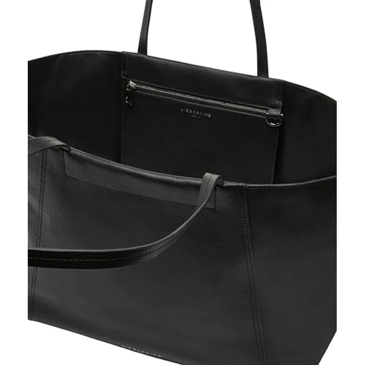 Liebeskind Chudy Shopper Tasche L, 100% Leder, 57 cm x 19 cm x 31 cm, schwarz – Bild 4